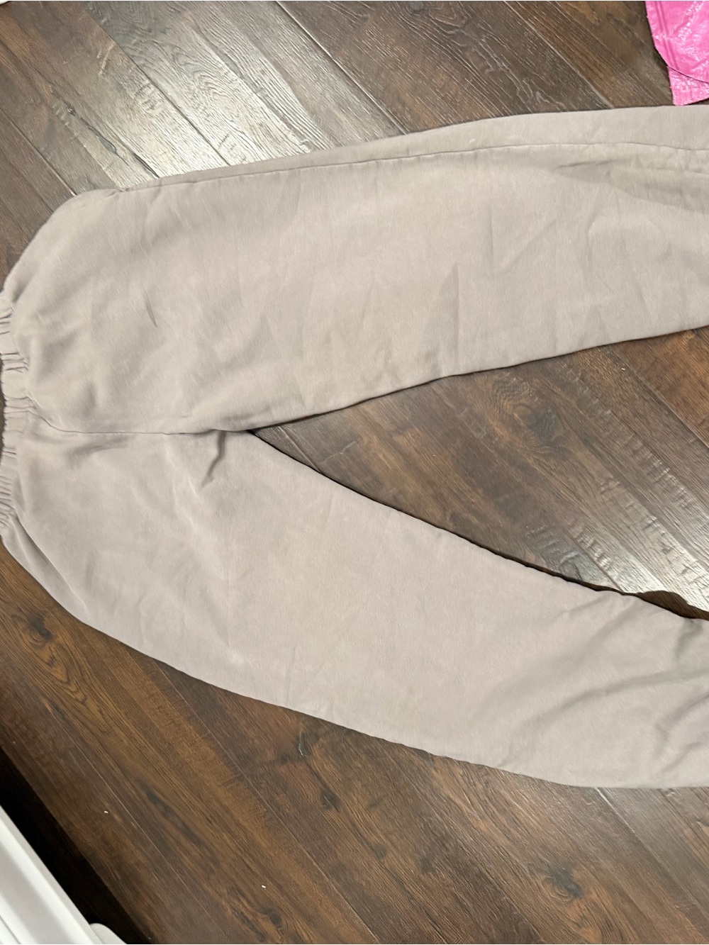 Brandy Melville Taupe Elastic-Waist Sweatpants